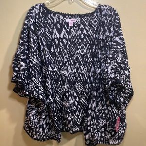 NWT Bongo Lightweight Kimono Top Large
